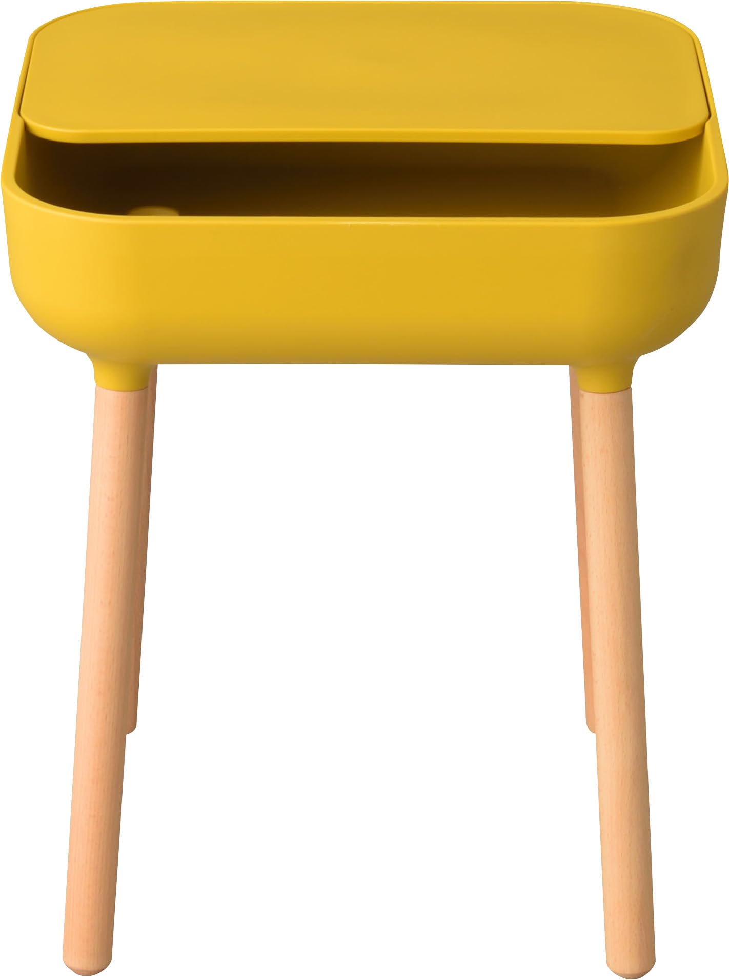 イエロー 2段式サイドテーブル Amazon | 東谷 サイドテーブル PT-980YE イエロー W40×D39.5×H47